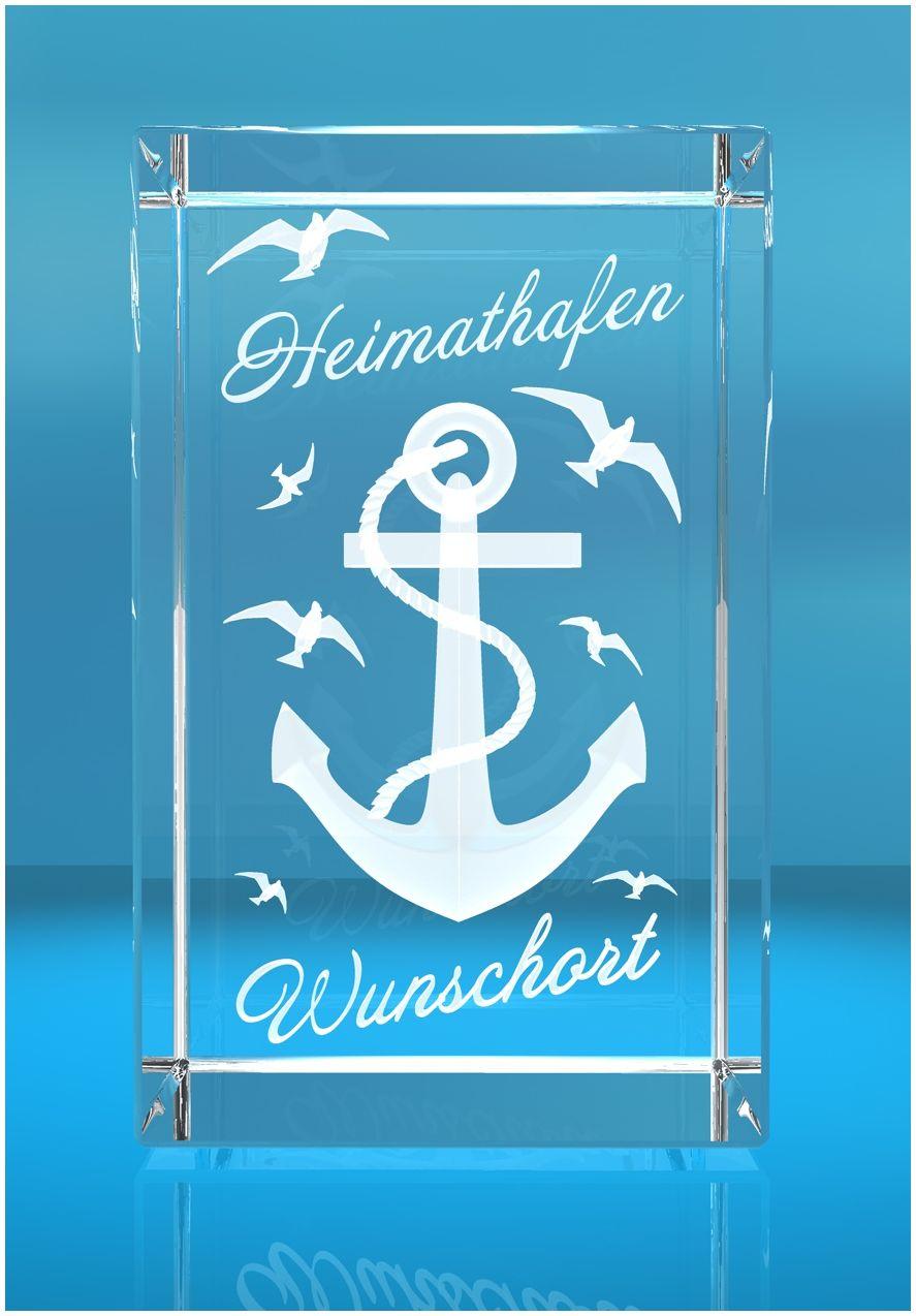 3D Glasquader I Heimathafen + Wunschort