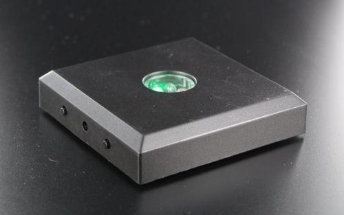 LED LEUCHTSOCKEL   5 bunte LED   COLOR STOP   Farbe Schwarz