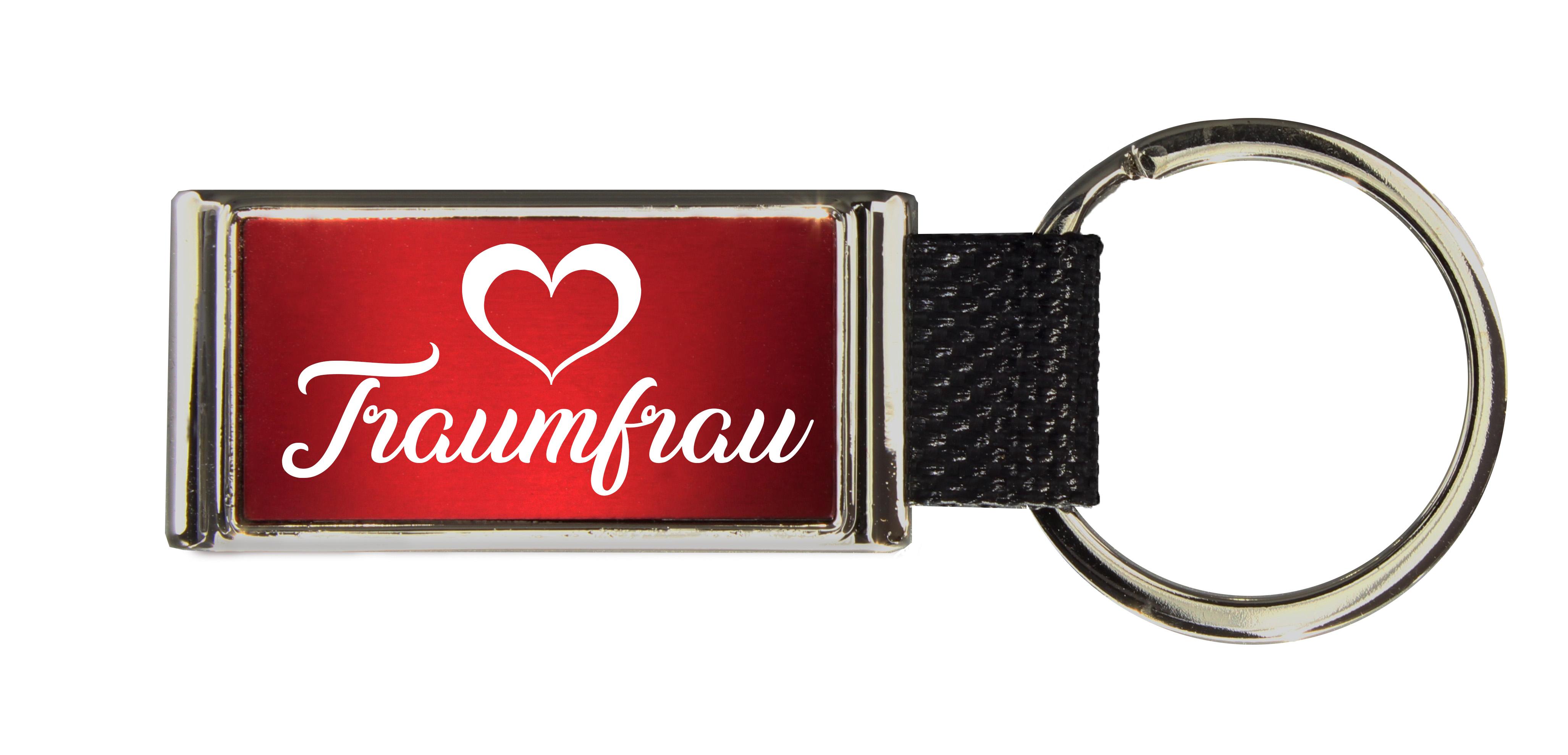 Schlüsselanhänger GLORIA   Liebesmotiv mit 2 Namen graviert   Motiv M023