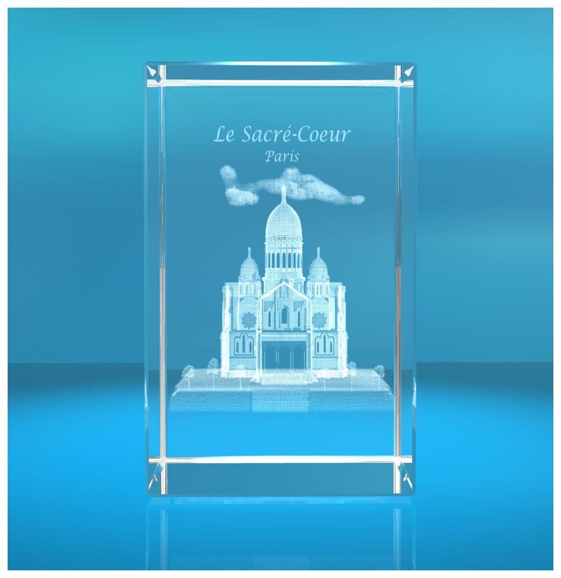3D Glasquader I Basilika Sacré-Coeur de Montmartre in Paris