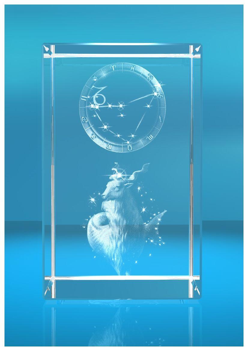 3D Glasquader I Sternzeichen PRO I Motiv: Steinbock